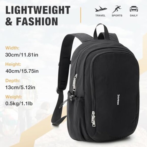 15L Lightweight Water Resistant Daypack Backpack for Hiking Travel School main image 5